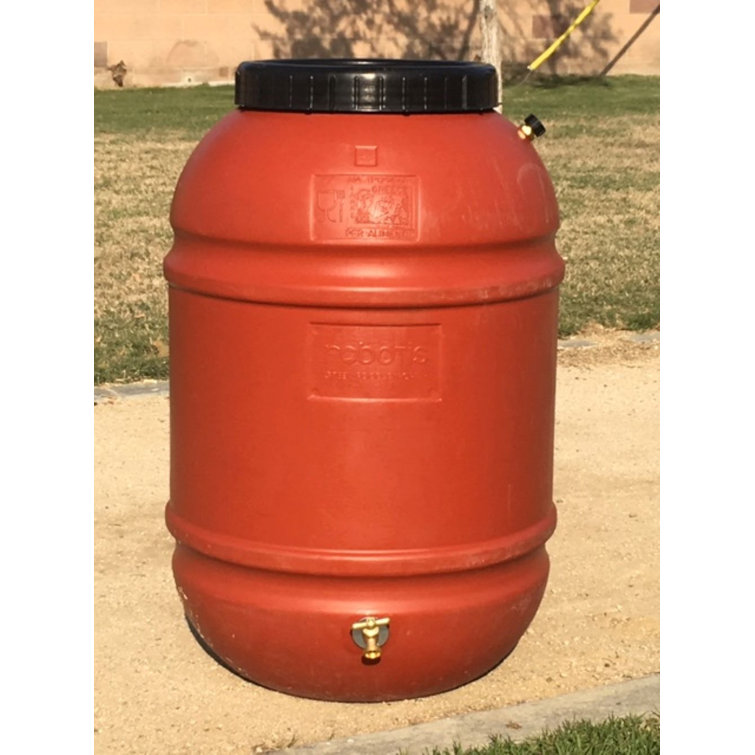 Rain Barrels Intl. Plastic Drainable Rain Barrel & Reviews Wayfair